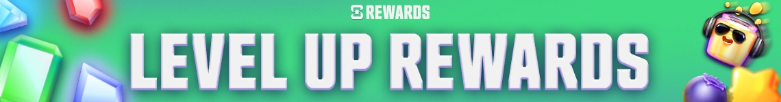 Claim bigger & boosted Level Up Rewards when playing on shuffle.com using code exclusive - up to 2x more on every level up!